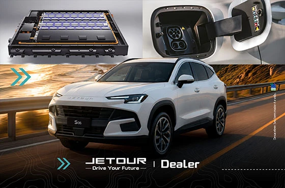 SUVs híbridos Jetour com autonomia de até 1.200 km